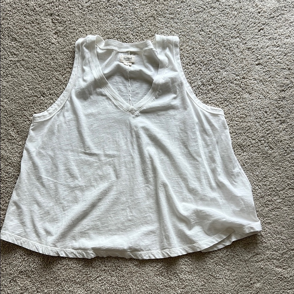 White Sleeveless Women's Top